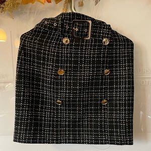 NWT tweed skirt with belt